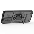 Puzdro pre Realme C67 4G, KickStand Camera Lens, čierne