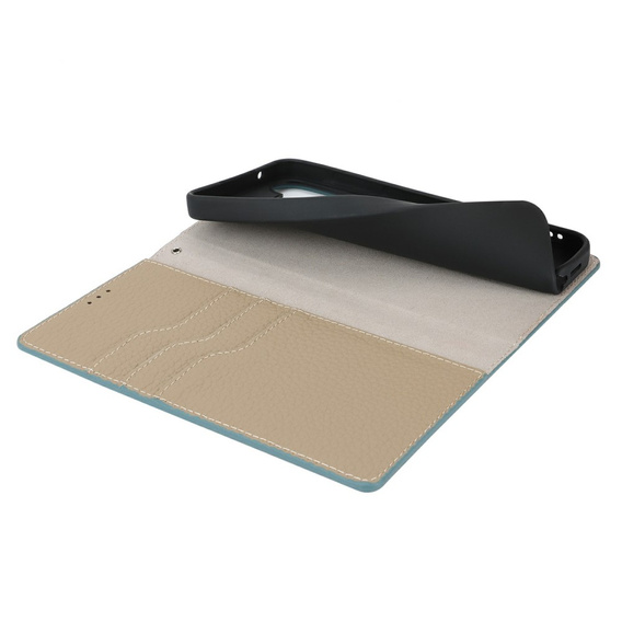 Klapkové puzdro pre Samsung Galaxy S25+ Plus, Litchi Skin Grain, modré
