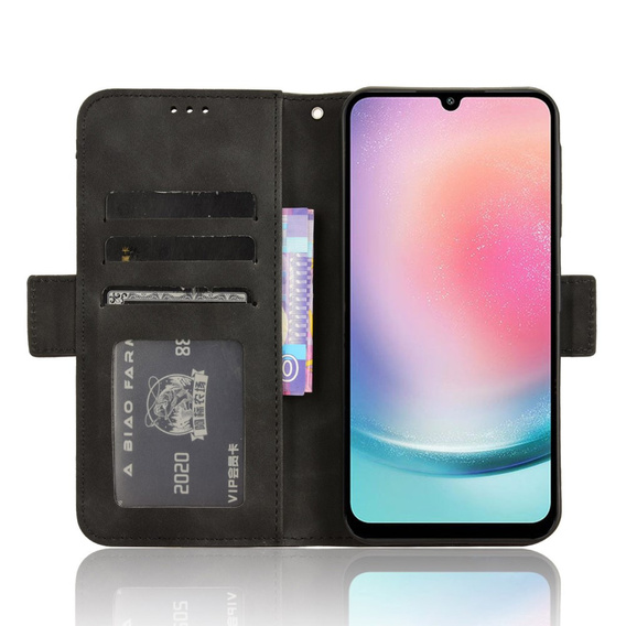 Klapkové puzdro pre Samsung Galaxy A25 5G, Card Slot, čierne