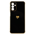 Obal na mobil pre Samsung Galaxy A13 5G, Electro heart, čierne