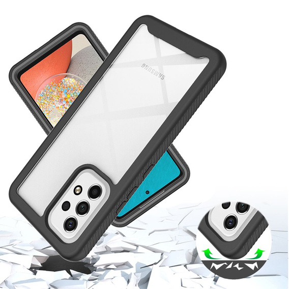 Puzdro pre Samsung Galaxy A53 5G, Shockproof, s fóliou, modré