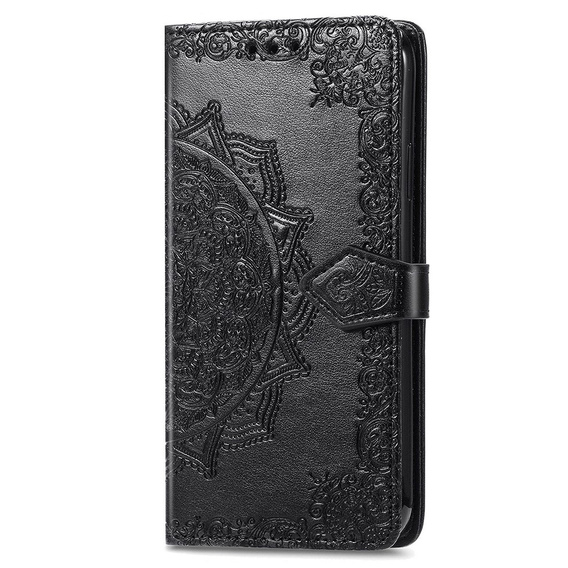 Klapkové puzdro pre Oppo A98 5G, Mandala, čierne