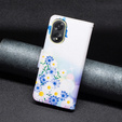 Klapkové puzdro pre Oppo A38 4G / Oppo A18 4G, Wallet, Butterfly & Flowers biele