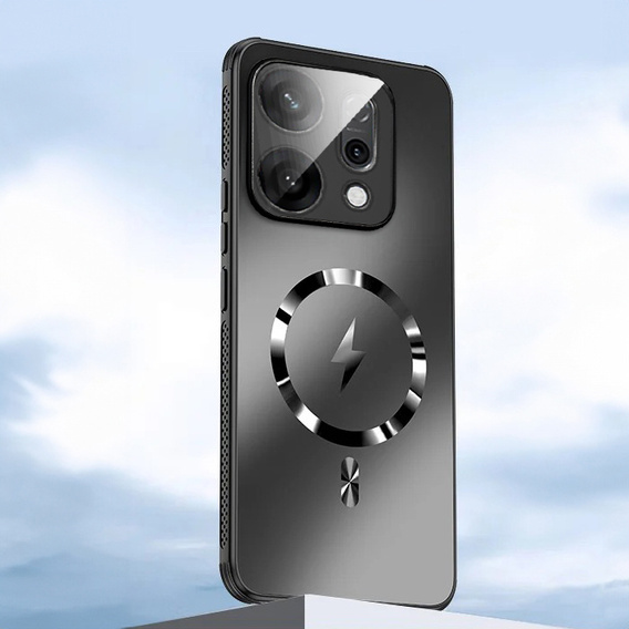 Puzdro pre Oppo Reno 14, pre MagSafe, s ochranou fotoaparátu, čierne