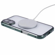 Magnetické puzdro Dual Glass MagSafe pre iPhone 16, zelený