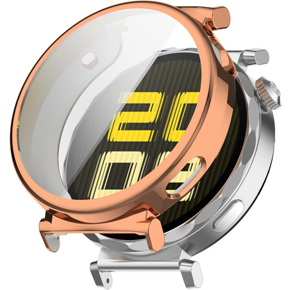Puzdro 2v1 s ochranou displeja pre Huawei Watch GT 5 41mm, ružové rose gold 