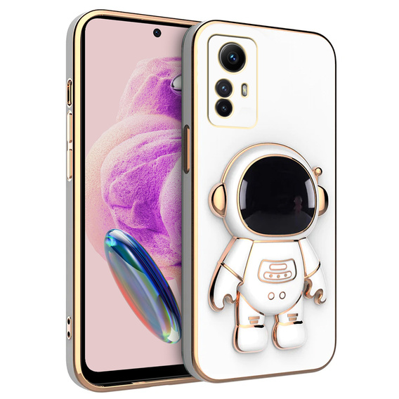 Obal na mobil pre Xiaomi Redmi Note 12S, Astronaut, biele