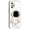 Obal na mobil pre Xiaomi Redmi Note 10 Pro, Astronaut, biele