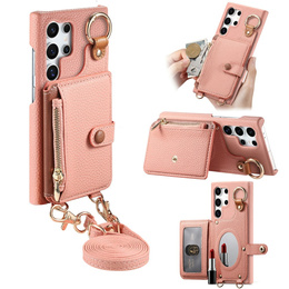 Puzdro pre Samsung Galaxy S25 Ultra, GKK Leather, čierne