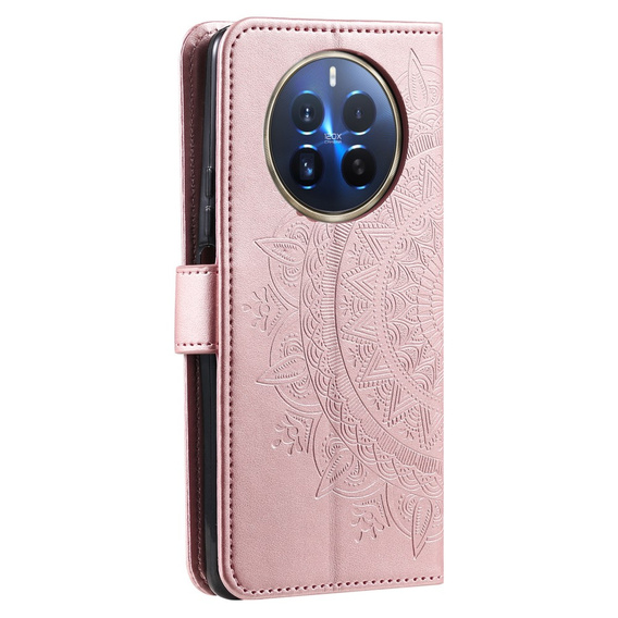Klapkové puzdro pre Realme 12 Pro 5G / 12 Pro+ 5G, Mandala, ružové