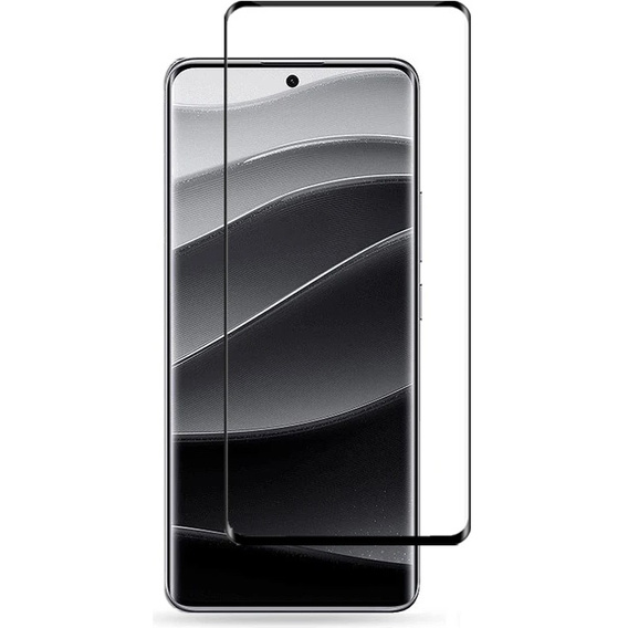 3D tvrdené sklo pre Xiaomi Redmi Note 14 Pro+, čierny rám