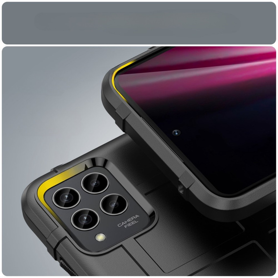 Obal na mobil pre T Phone Pro 5G, Rugged Shield, čierne