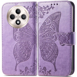 Klapkové puzdro pre Oppo Reno 12FS / 12F, Butterfly, fialové