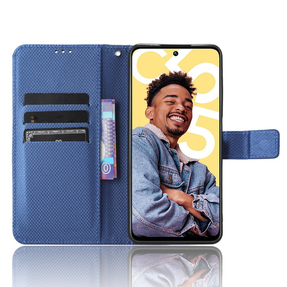 Klapkové puzdro pre Realme C55, Wallet, Smart Magnet, modré