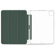 Puzdro pre iPad Pro 11 2022 / 2021 / 2020, Smartcase Hybrid, so slotom na stylus, tmavozelené