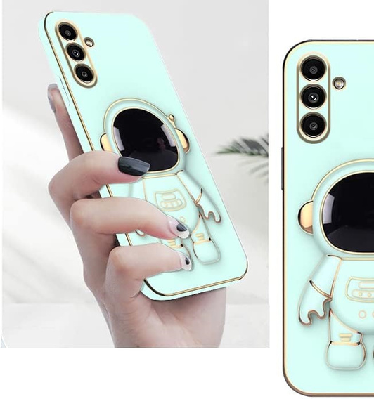 Obal na mobil pre Samsung Galaxy A36 5G, Astronaut, zelený