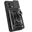 Obal na mobil pre Motorola Moto E14, CamShield Slide, čierne