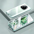Puzdro pre Xiaomi Redmi Note 14 Pro, Magnetic Dual Glass, zelený