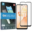 Tvrdené sklo Mocolo Full Glue pre Realme C31, čierny rám