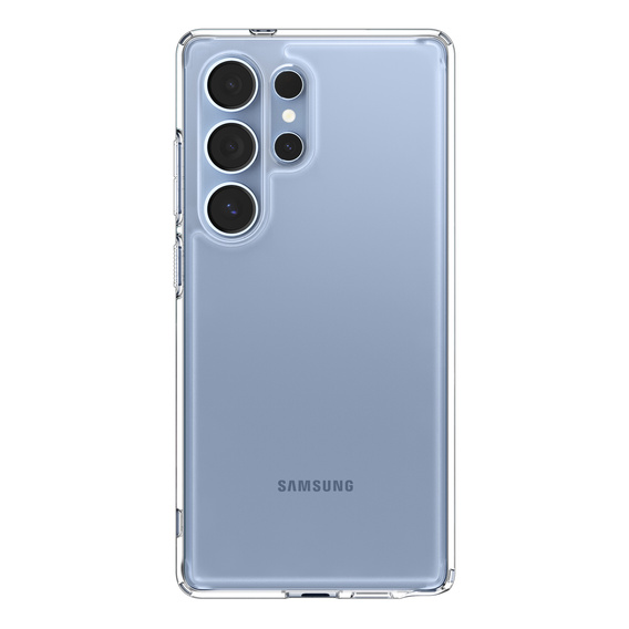 Puzdro Spigen pre Samsung Galaxy S25 Ultra, Ultra Hybrid, priehľadné + tvrdené sklo 9H