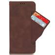Klapkové puzdro pre TCL 40 NxtPaper, Card Slot, hnedé