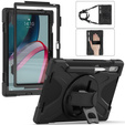 Obrnené puzdro pre Lenovo Tab P11 Pro Gen 2 TB132FU TB132XU 11.2", ochranné 360 so slotom na stylus, čierne