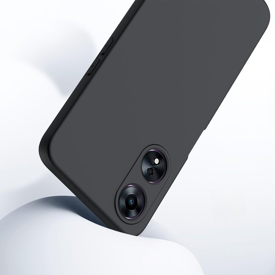 Obal na mobil pre Oppo A38 4G / Oppo A18 4G, Silicone Lite, čierne