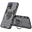 Obal na mobil pre Realme 8 / 8 Pro, Kickstand Ring, čierne