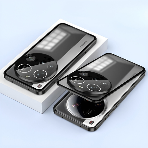 Puzdro pre Xiaomi 15 Ultra, Magnetic Dual Glass, čierne