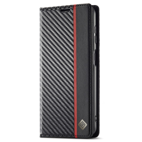 Flipové puzdro pre Samsung Galaxy A56, Carbon LC.IMEEKE, čierne