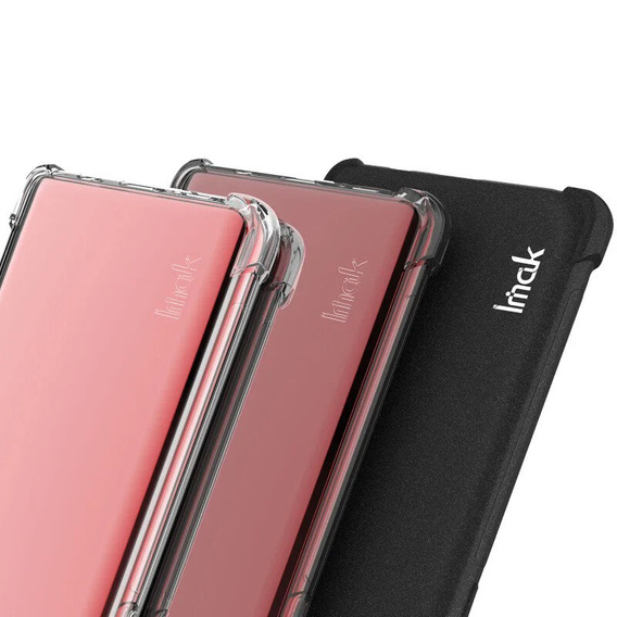 IMAK Obal na mobil pre Sony Xperia 5 V, Dropproof, transparentné / čierne