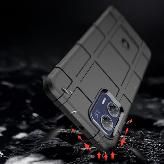 Obal na mobil pre Motorola Moto G73 5G, Rugged Shield, čierne