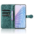 Flipové puzdro pre Xiaomi Redmi Note 14 4G, Wallet Rhombus, zelený