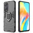 Obal na mobil pre Oppo A98 5G, Kickstand Ring, čierne