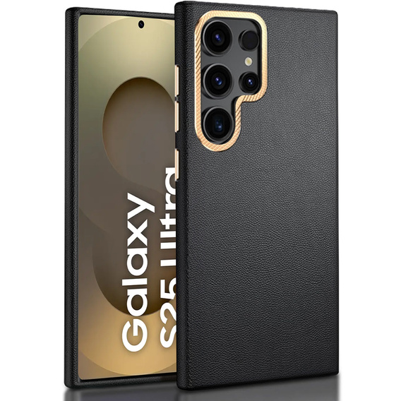 Kožené puzdro pre Samsung Galaxy S25 Ultra, leather hybrid, čierne