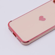 Obal na mobil pre iPhone 7/8/SE 2020/SE 2022, Electro heart, ružové rose gold