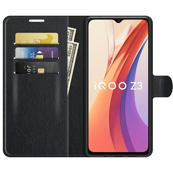 Flipové puzdro pre Vivo Y52 5G / Y72 5G, Split Leather, modré