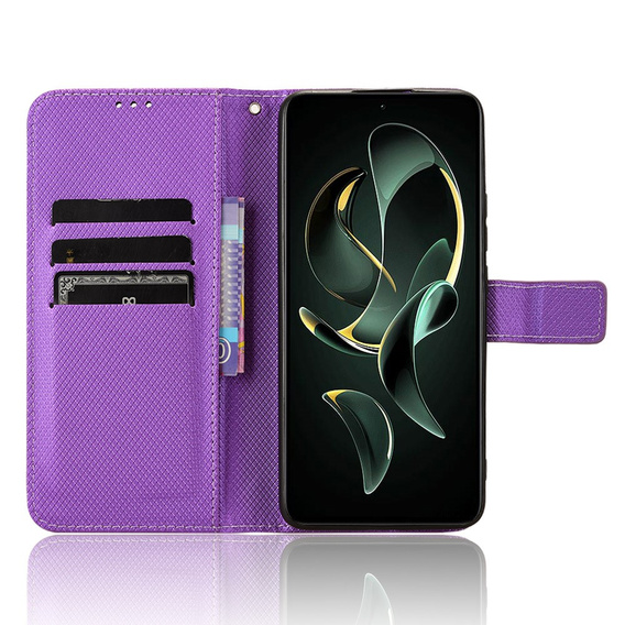 Flipové puzdro pre Xiaomi 13T / 13T Pro / Redmi K60 Ultra, Smart Magnet, fialová