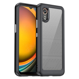 Obal na mobil pre Samsung Galaxy Xcover 7, Fusion Hybrid, transparentné / čierne