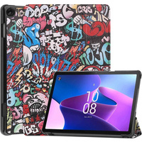 Puzdro pre Lenovo Tab M10 10.1 Gen 3 TB-328FU/TB-328XU, Smartcase, graffiti