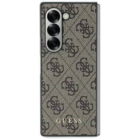 GUESS Obal na mobil pre Samsung Galaxy ZFold 6, 4G Charms Collection Hardcase, hnedé