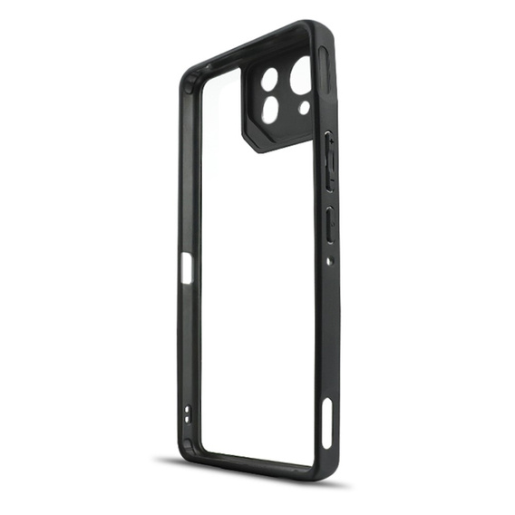 Puzdro pre ASUS ROG Phone 8 Pro, Fusion Hybrid, s ochranou fotoaparátu, transparentné / čierne