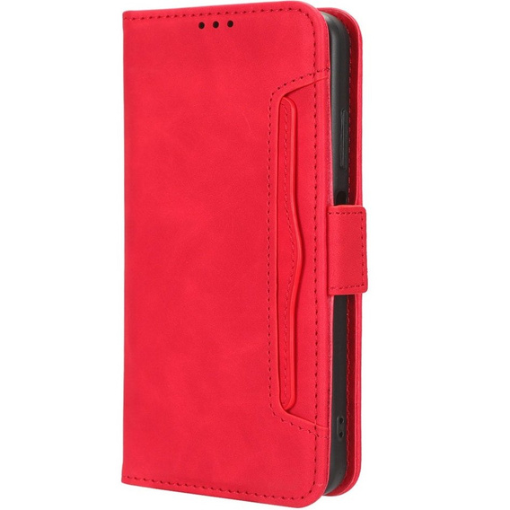 Klapkové puzdro pre Honor 90 Lite 5G, Card Slot, červené
