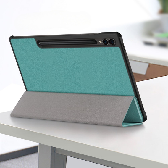 Puzdro pre Samsung Galaxy Tab S9 FE+ Plus, Smartcase s priestorom pre stylus, zelený