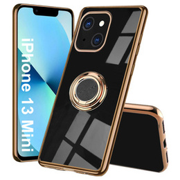 Obal na mobil pre iPhone 13 mini, Electro Ring, čierne