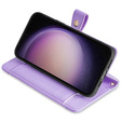 Klapkové puzdro pre Samsung Galaxy A54 5G, Wallet Zipper Pocket, fialové