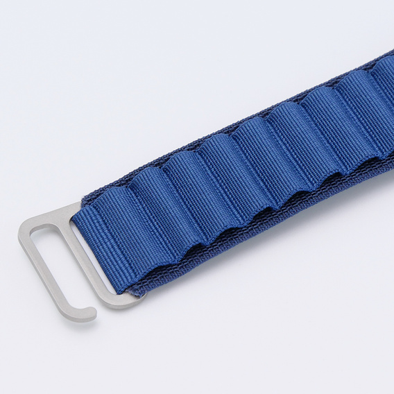 Nylonový remienok pre Apple Watch 1/2/3/4/5/6/7/8/SE/ULTRA 42/44/45/49 mm, námornícky modrý