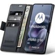 ERBORD Lesklá peňaženka Litchi s chlopňou pre Motorola Moto G86 5G / G86 Power 5G