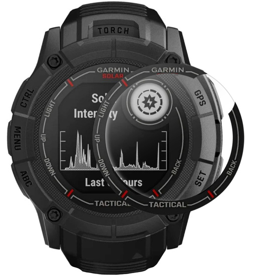 2x hybridné sklo ERBORD pre Garmin Instinct 2X
