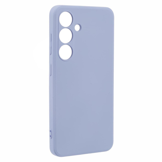 Obal na mobil pre Samsung Galaxy S24+ Plus, Silicone Lite, fialové